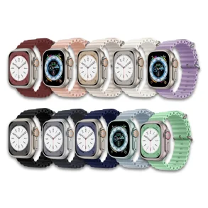 Silikoneremme til Apple Watch - Valuepack 1 - 10 stk. 42/44/45/49 