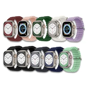 Silikoneremme til Apple Watch - Valuepack 3 - 10 stk. 42/44/45/49 