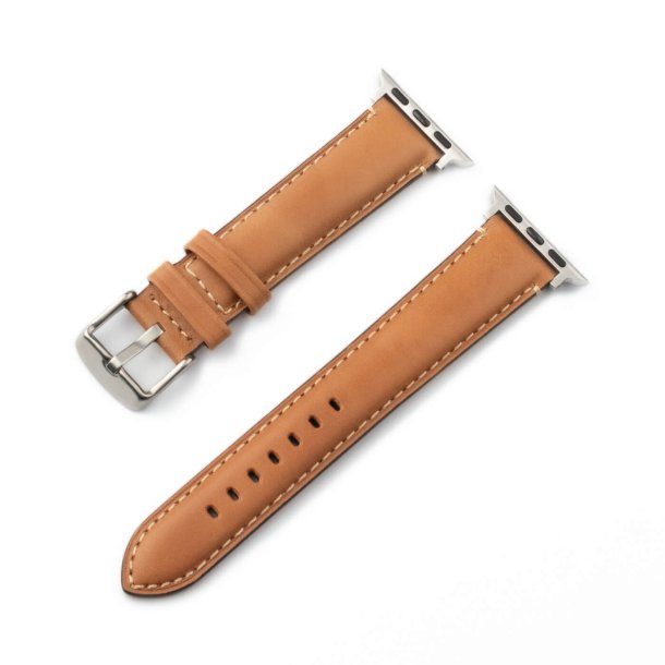 Eulit Florence Lderrem til Apple Watch - Cognac