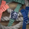Classic Diver FKM Gummirem - Gr�n