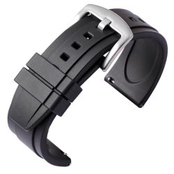 Daytona Gummirem i FKM med quick-release - Sort