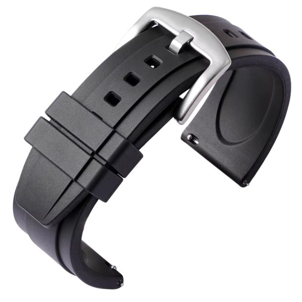 Daytona Gummirem i FKM med quick-release - Sort