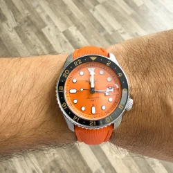 Sailcloth Gummirem med Foldespnde - Orange