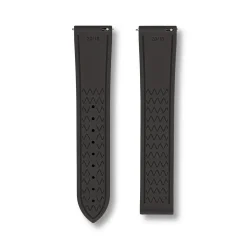 Sailcloth Gummirem med Foldespnde - Sort