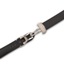 Sailcloth Gummirem med Foldespnde - Sort