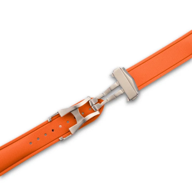 Sailcloth Gummirem med Foldesp�nde - Orange