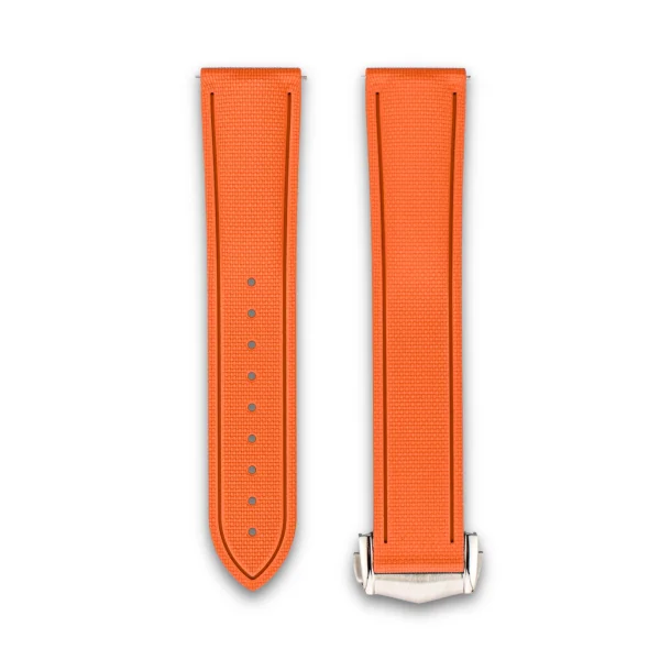 Sailcloth Gummirem med Foldespnde - Orange