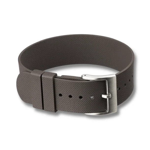 Single Pass Gummirem - Brun