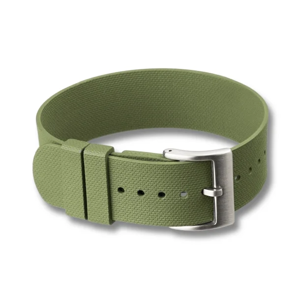 Single Pass Gummirem - Olivengr�n