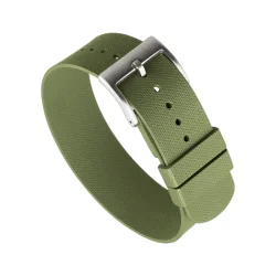 Single Pass Gummirem - Olivengrn