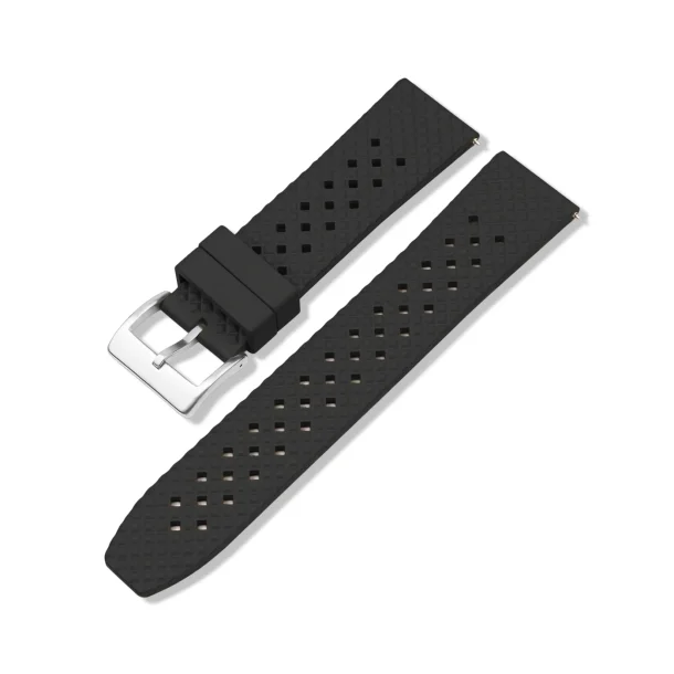 Tropical Honey - gummirem i FKM med quick-release - sort