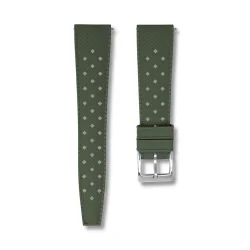 Classic Tropical Gummirem med quick-relsease - Army-grn