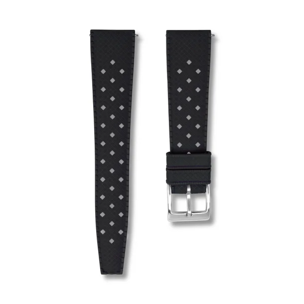 Classic Tropical Gummirem med quick-release - Sort