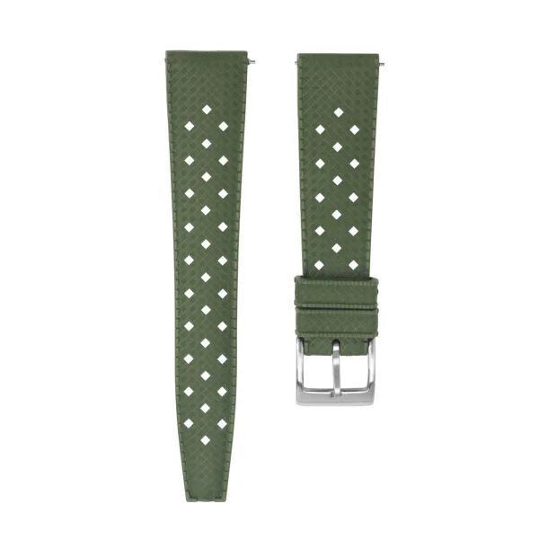 Tropical Classic Gummirem med quick-relsease - Army-grn