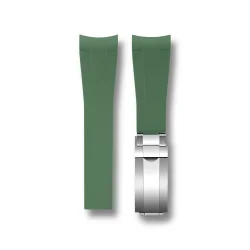 Curved End Gummirem CTS til Omega X Swatch MoonSwatch - Grn