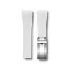 Curved End Gummirem CTS til Omega X Swatch MoonSwatch - Hvid