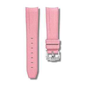 Curved End Gummirem til Omega X Swatch MoonSwatch - Lyser�d
