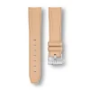 Curved End Gummirem til Omega X Swatch MoonSwatch - Tan