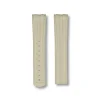 Curved End Gummirem med Foldesp�nde til Omega Seamaster Diver 300M - Beige