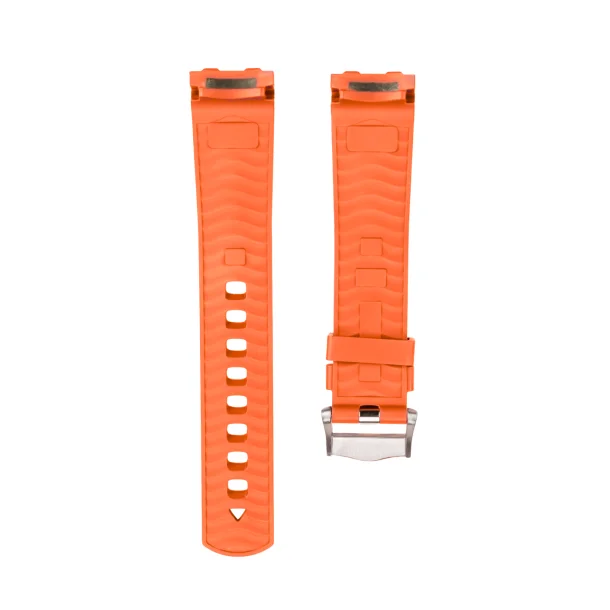 Curved End Gummirem til Omega Seamaster Diver 300M - Orange