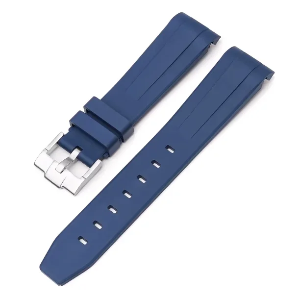 Curved End Gummirem til Omega Speedmaster - M�rkebl�