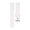 Curved End Gummirem i FKM til Omega X Swatch MoonSwatch - Hvid