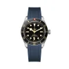 Curved End Gummirem til Tudor Black Bay 58 - Bl�