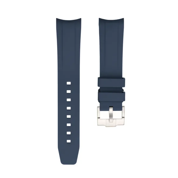 Curved End Gummirem til Tudor Black Bay 58 - Bl�