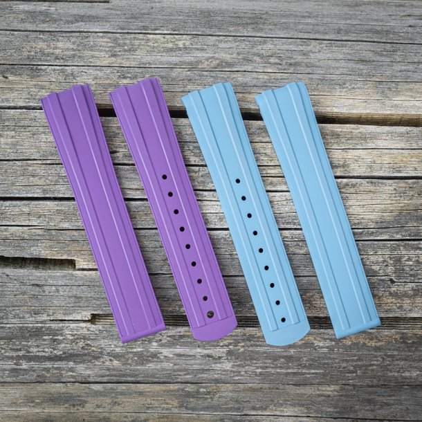 Curved End Gummirem til Yema Diver - Lavendel