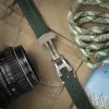 Curved End Gummirem til Yema Diver - Gr�n