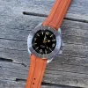 Curved End Gummirem til Yema Diver - Orange