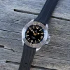 Curved End Gummirem til Yema Diver - Sort