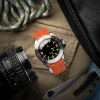 Curved End Gummirem til Yema Diver - Orange