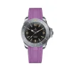 Curved End Gummirem til Yema Diver - Lavendel