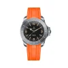 Curved End Gummirem til Yema Diver - Orange