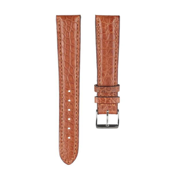 Fluco - gte Alligator Lder - Cognac 20 mm