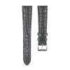 Fluco - �gte Alligator L�der - Koksgr�