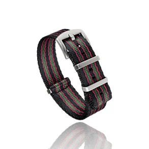 Heavy Duty Natorem - Sort med r�de og m�rkegr�nne striber - Bond's first choice