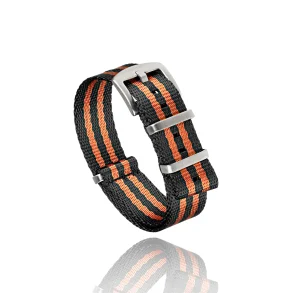 Heavy Duty Natorem - Sorte og orange striber