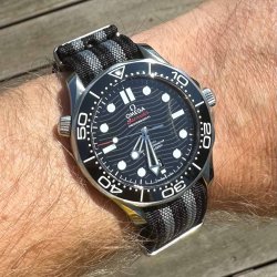 Riflet Natorem - Sorte og gr striber - Bond's choice