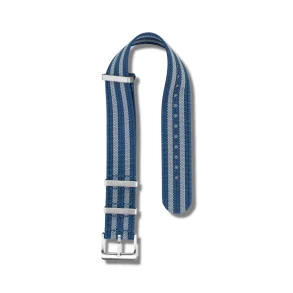 Riflet Natorem - Bl� med gr� striber