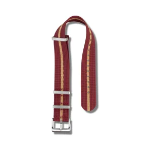 Riflet Natorem - Bordeaux med beige stribe