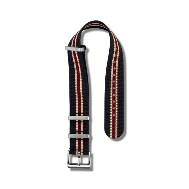 Riflet Natorem - Sorte, beige og r�de striber