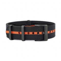 Riflet Natorem - Sort med orange stribe