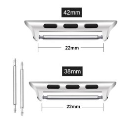 Remadapter til Apple Watch 2 stk. - Sort