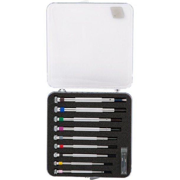 Beco Technic Skruetr�kkers�t - 9 stk. med lige k�rv 0.6 - 3.0 mm