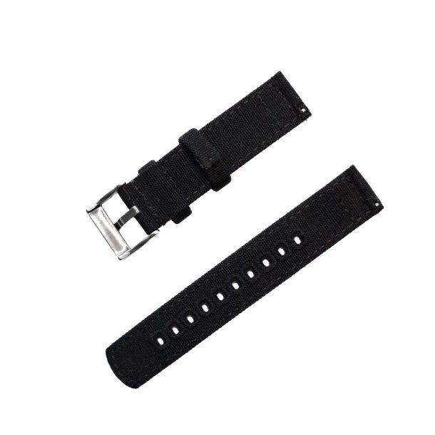 Canvasrem med quick-release - Sort