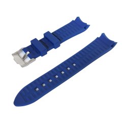 Curved End Silikonerem -  Bl