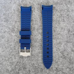 Curved End Silikonerem -  Bl