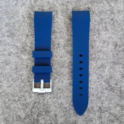 Curved End Silikonerem -  Bl